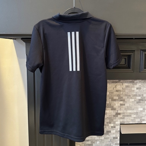 adidas Boys' Active Performance Mesh Golf Polo Shirt - Picture 2 of 4